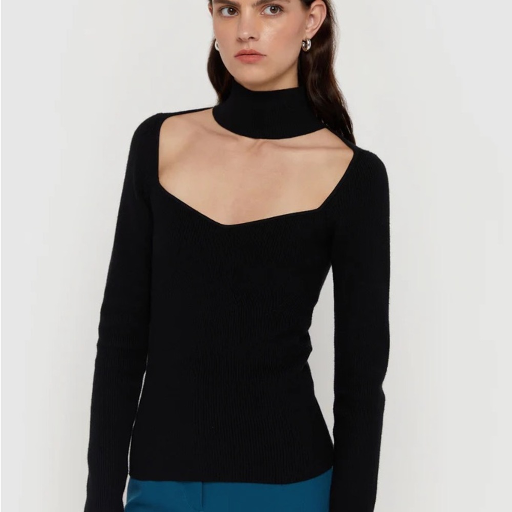 Oak and fort cut out sweater